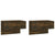 Wall-mounted Bedside Cabinets 2 pcs Smoked Oak