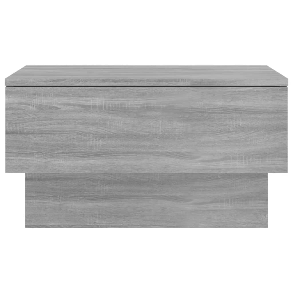 Wall-mounted Bedside Cabinet Grey Sonoma