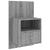 Wall-mounted Bedside Cabinets 2 pcs Grey Sonoma