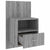 Wall-mounted Bedside Cabinets 2 pcs Grey Sonoma