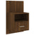 Wall-mounted Bedside Cabinets 2 pcs Brown Oak