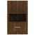 Wall-mounted Bedside Cabinets 2 pcs Brown Oak