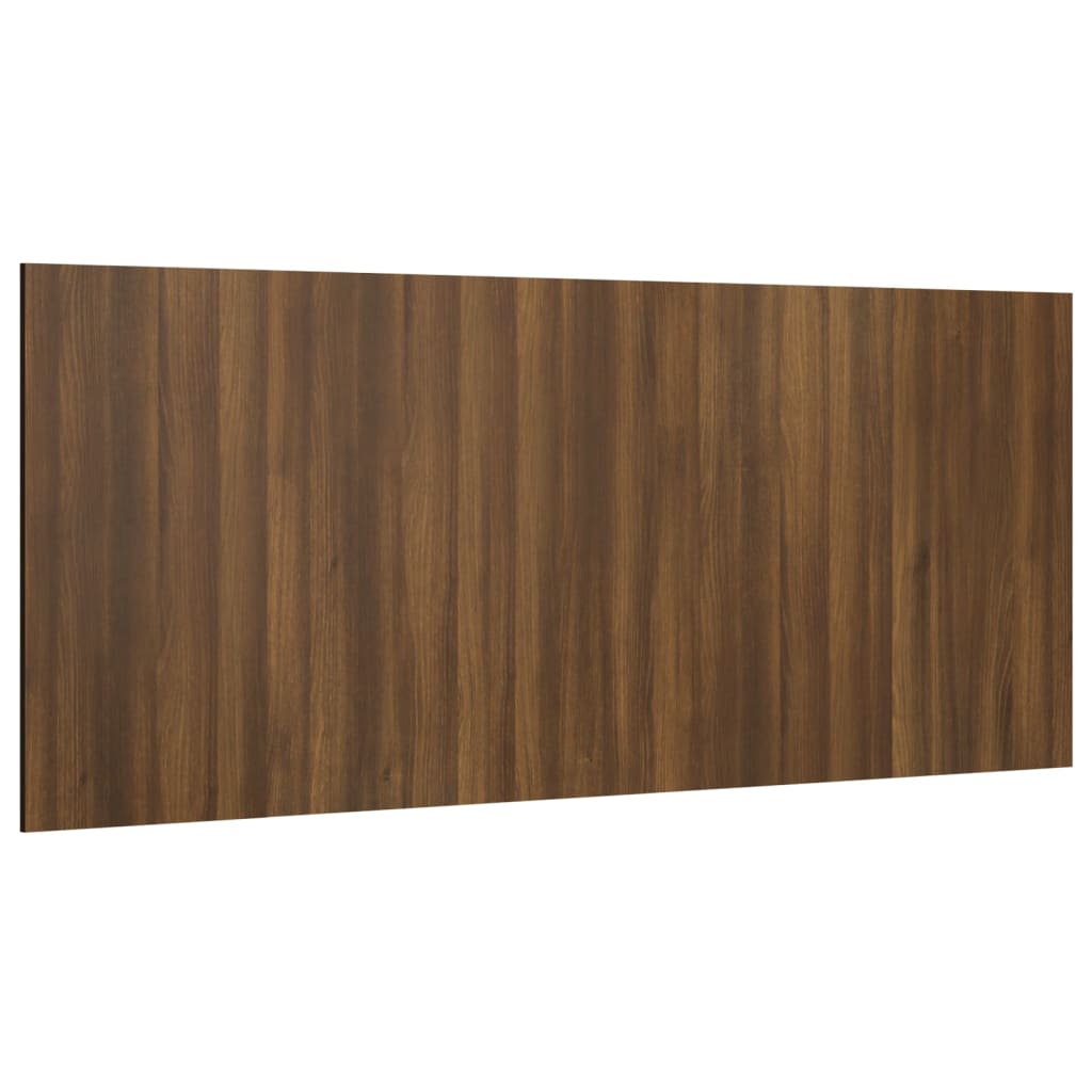 Bed Headboard Brown Oak 200 cm Engineered Wood