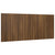 Bed Headboard Brown Oak 200 cm Engineered Wood