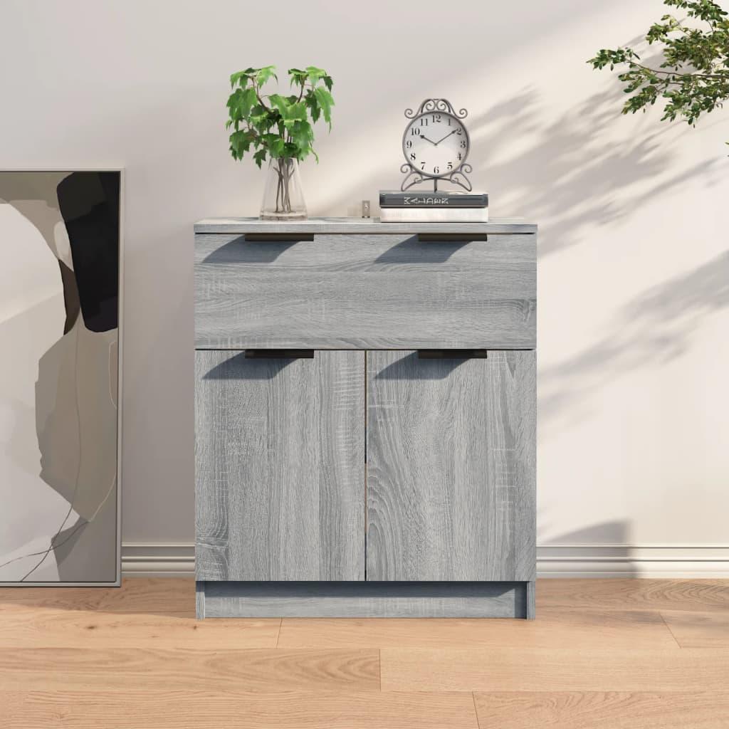 Sideboard Grey Sonoma 60x30x70 cm Engineered Wood