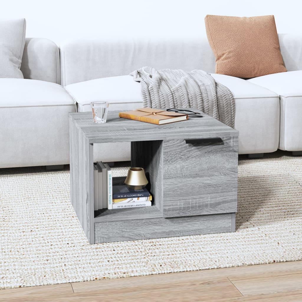 Coffee Table Grey Sonoma 50x50x36 cm Engineered Wood