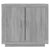 Sideboard Grey Sonoma 80x40x75 cm Engineered Wood