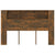 Headboard Cabinet Smoked Oak 160 cm