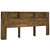 Headboard Cabinet Smoked Oak 220 cm