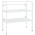 Bathroom Washbasin Frame with Built-in Basin White Iron