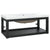 Bathroom Washbasin Frame with Built-in Basin Black Iron