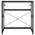 Bathroom Washbasin Frame with Built-in Basin Black Iron