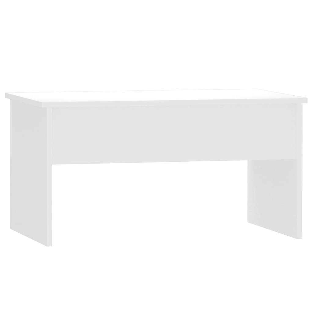 Coffee Table High Gloss White 80x50.5x41.5 cm Engineered Wood