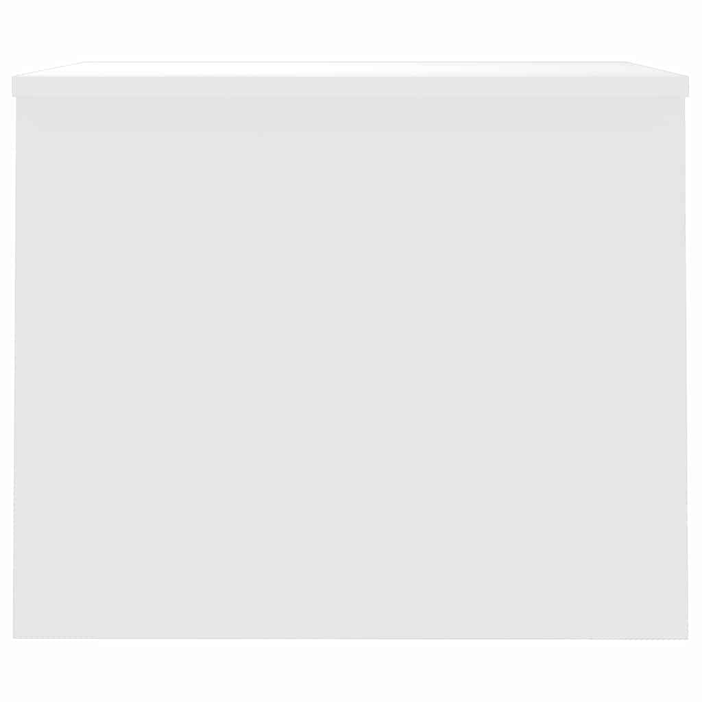Coffee Table High Gloss White 80x50.5x41.5 cm Engineered Wood