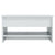 Coffee Table High Gloss White 80x50x40 cm Engineered Wood