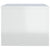 Coffee Table High Gloss White 80x50x40 cm Engineered Wood