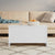 Coffee Table White 102x55.5x52.5 cm Engineered Wood