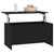 Coffee Table Black 102x55.5x52.5 cm Engineered Wood