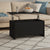 Coffee Table Black 102x55.5x52.5 cm Engineered Wood