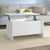 Coffee Table White 80x55.5x41.5 cm Engineered Wood