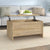 Coffee Table Sonoma Oak 80x55.5x41.5 cm Engineered Wood