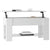 Coffee Table High Gloss White 101x49x52 cm Engineered Wood