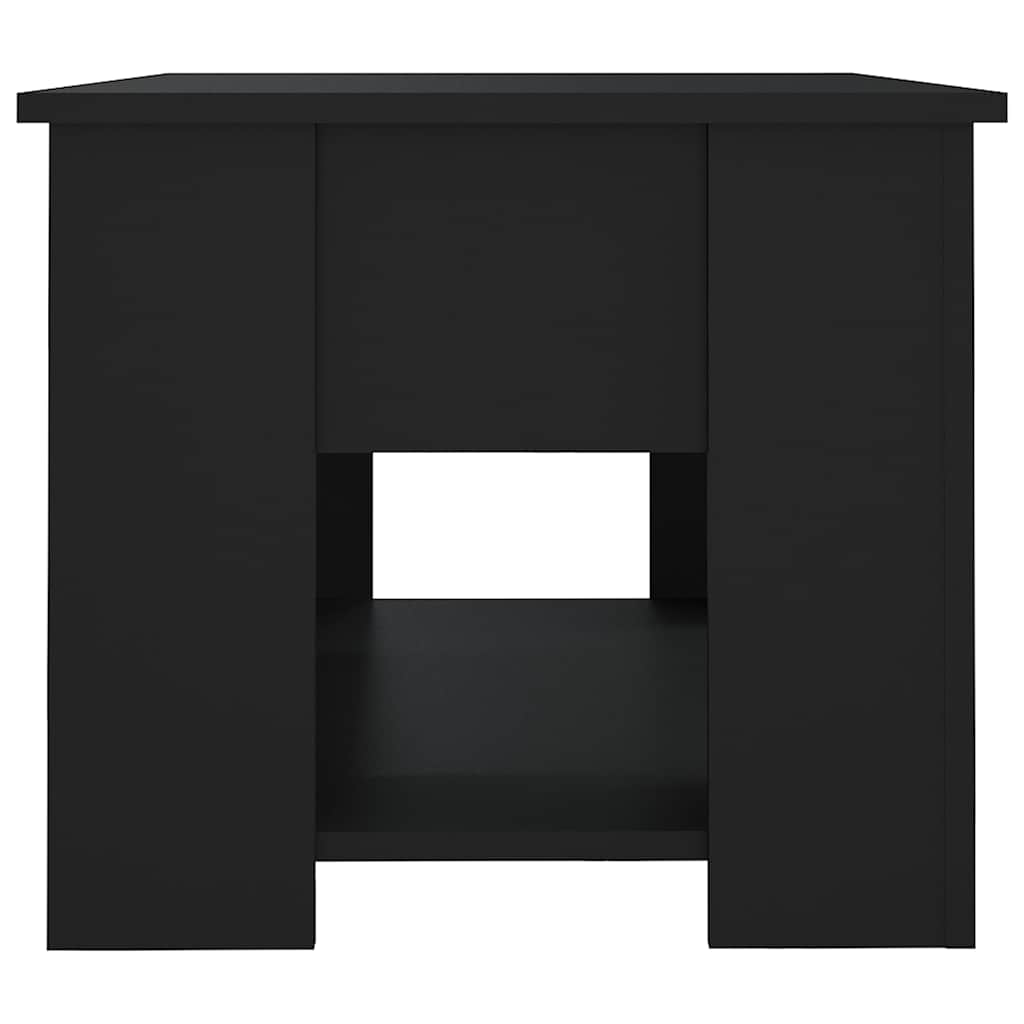 Coffee Table Black 79x49x41 cm Engineered Wood