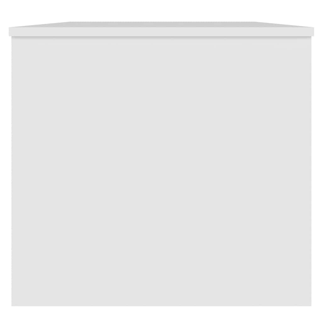 Coffee Table White 102x50.5x46.5 cm Engineered Wood