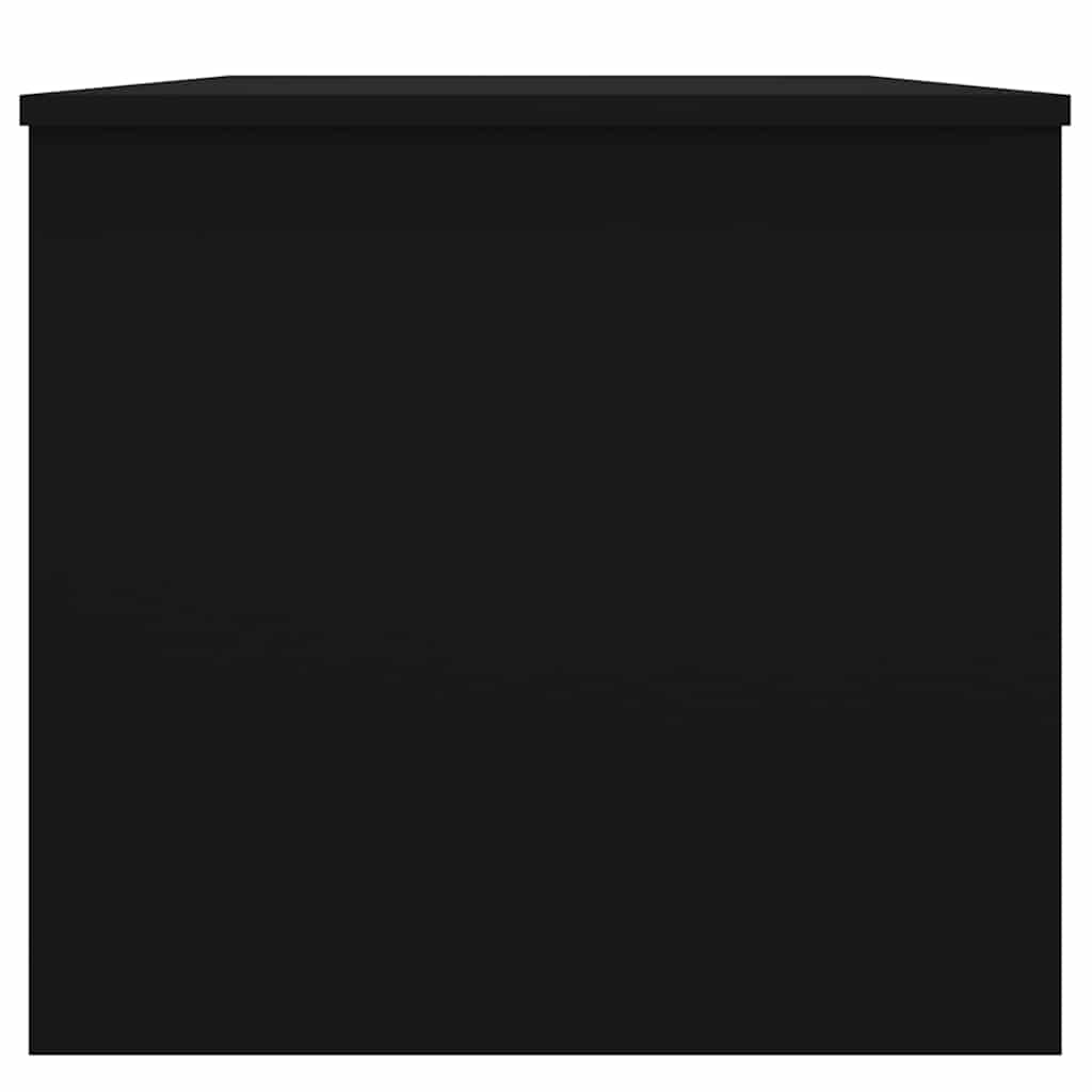 Coffee Table Black 102x50.5x46.5 cm Engineered Wood