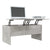 Coffee Table Concrete Grey 102x50.5x46.5 cm Engineered Wood