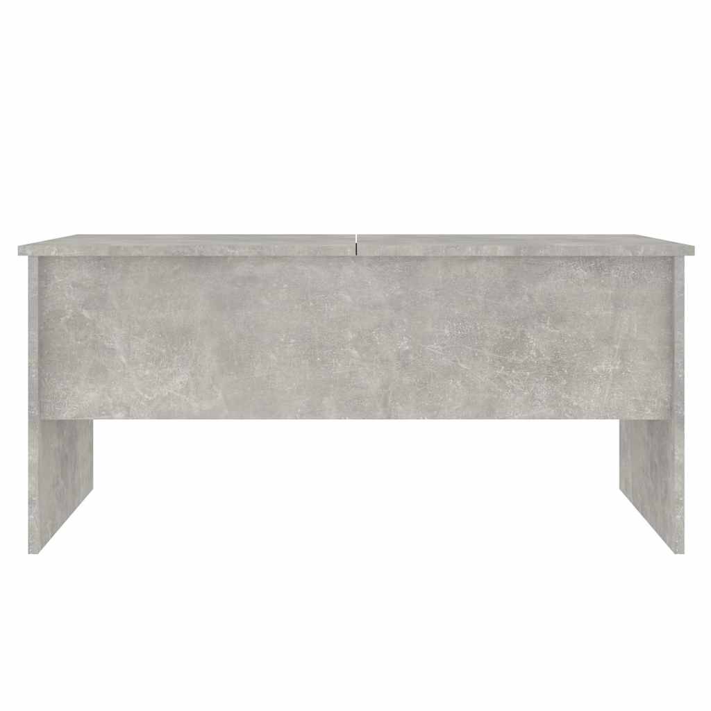 Coffee Table Concrete Grey 102x50.5x46.5 cm Engineered Wood