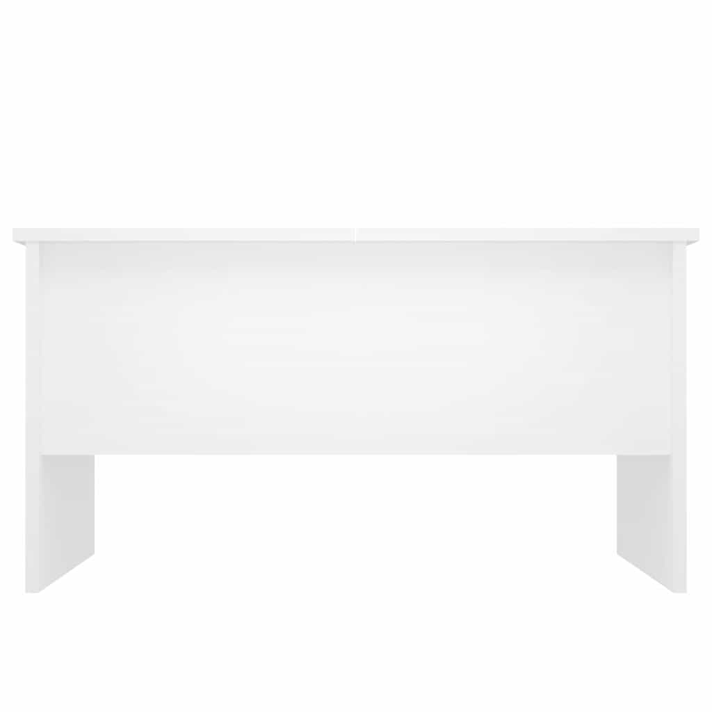 Coffee Table White 80x50x42.5 cm Engineered Wood