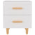 Bed Cabinets 2 pcs White 40x35x47.5 cm