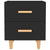 Bed Cabinets 2 pcs Black 40x35x47.5 cm