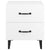 Bedside Cabinet White 40x35x47.5 cm