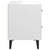 Bedside Cabinet White 40x35x47.5 cm