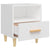 Bedside Cabinets 2 pcs White 40x35x47 cm