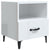 Bedside Cabinets 2 pcs High Gloss White Engineered Wood