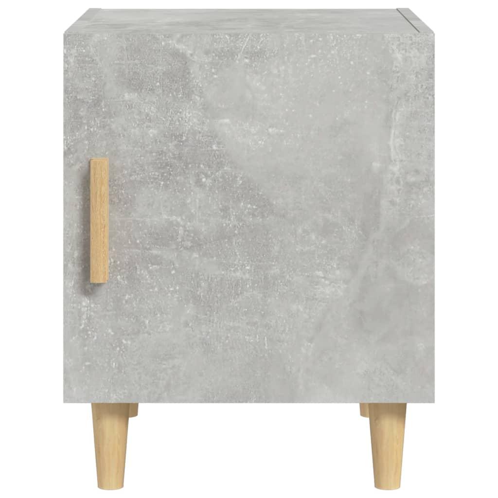 Bedside Cabinets 2 pcs Concrete Grey Engineered Wood