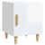 Bedside Cabinets 2 pcs High Gloss White Engineered Wood