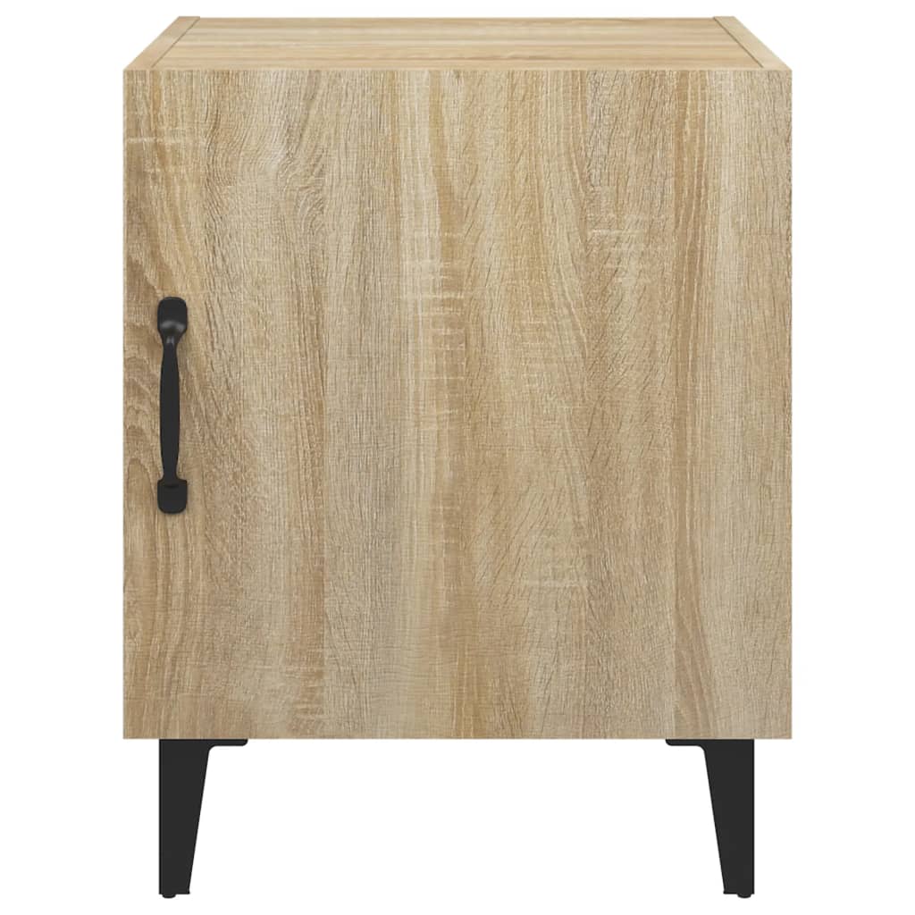 Bedside Cabinet Sonoma Oak Engineered Wood