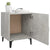 Bedside Cabinets 2 pcs Concrete Grey Engineered Wood