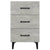 Bedside Cabinet Concrete Grey 40x40x66 cm Engineered Wood