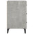 Bedside Cabinet Concrete Grey 40x40x66 cm Engineered Wood