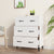 Sideboard High Gloss White 69.5x34x90 cm Engineered Wood