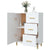 Sideboard White 69.5x34x90 cm Engineered Wood