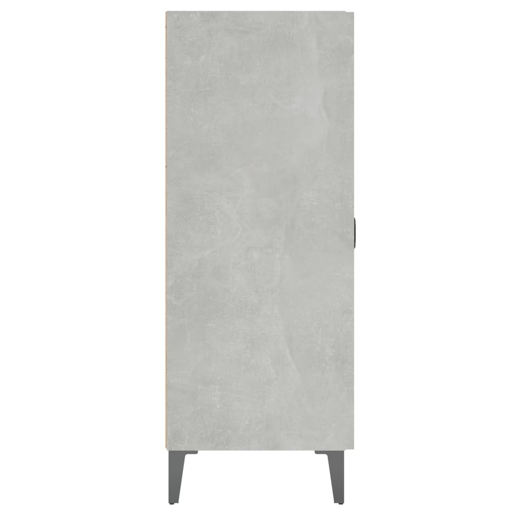 Sideboard Concrete Grey 69.5x34x90 cm Engineered Wood