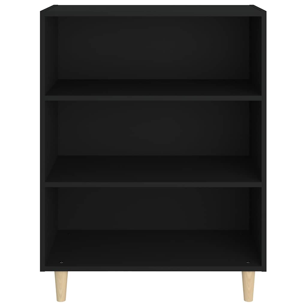 Sideboard Black 69.5x32.5x90 cm Engineered Wood