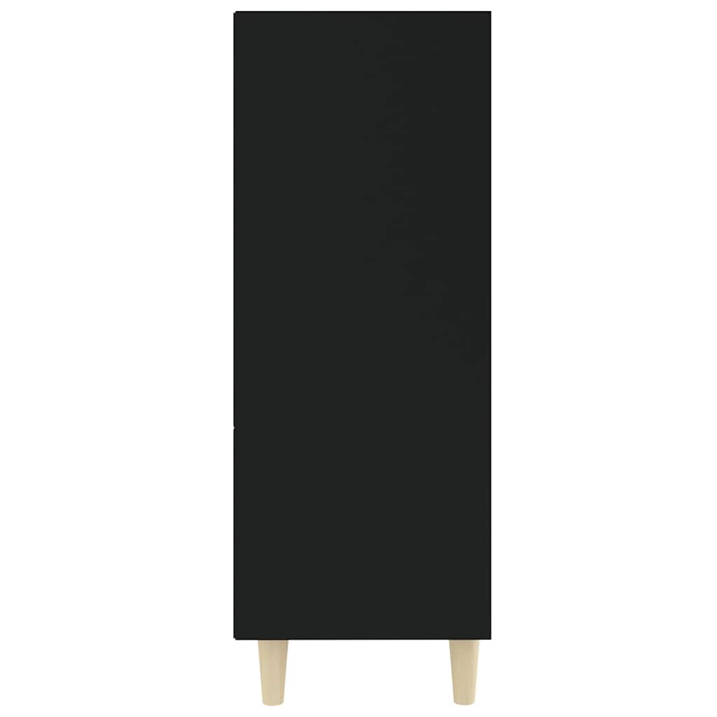 Sideboard Black 69.5x32.5x90 cm Engineered Wood