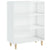 Sideboard High Gloss White 69.5x32.5x90 cm Engineered Wood